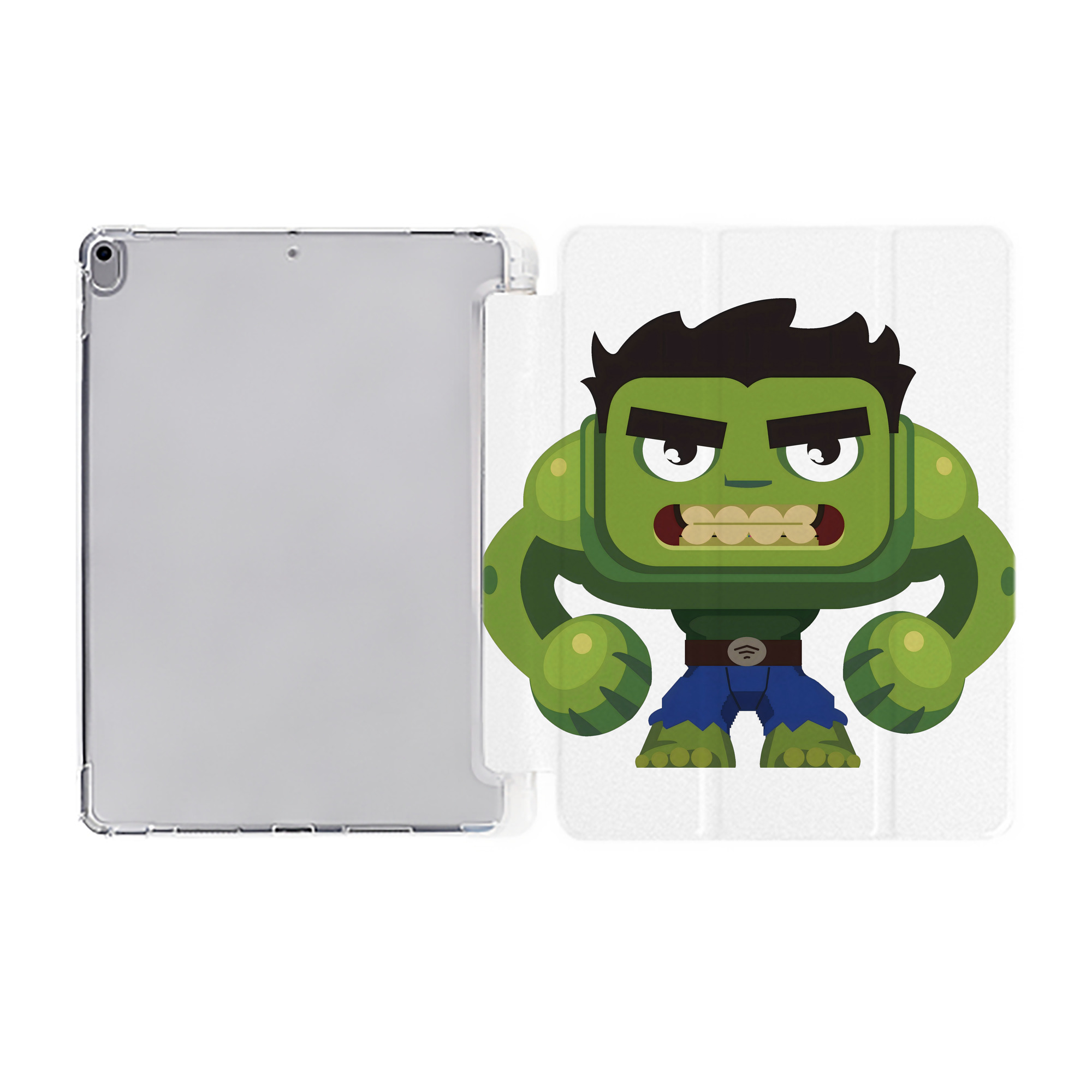 （画像用） アベンジャーズ The Avengers IPad ケース ペン収納付き 三つ折りスタンド PUレザー×シリコン 対応機種9.5/10.5/10.9インチ